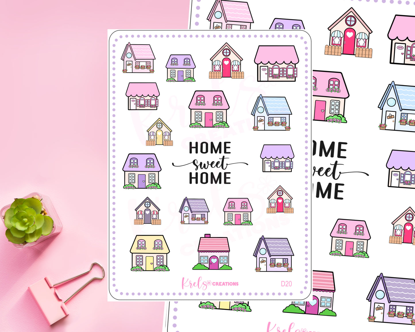 D20 | Home Sweet Home Doodles
