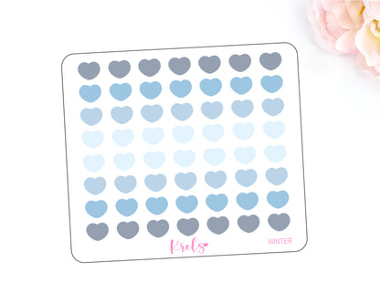 Winter | Small Hearts | Transparent