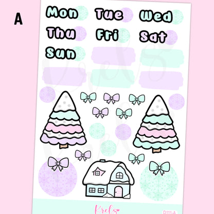 D111 | Cold Winter Journaling sticker