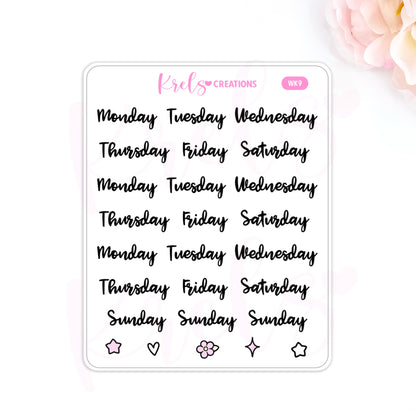 WK9 | Weekday