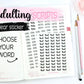 Adulting Scripts | Clear sticker