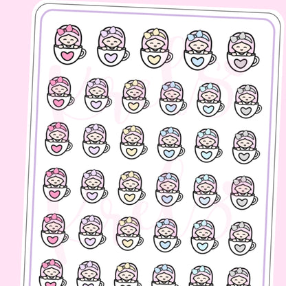 In a cup - Little K Stickers | HK168