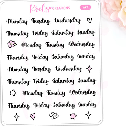 WK3 | Weekday