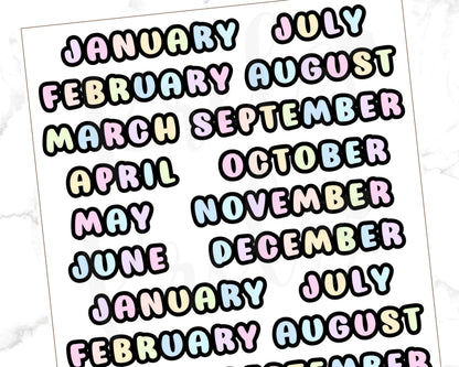 WC7 | Month Script