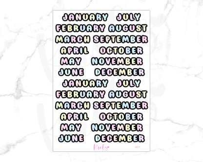 WC7 | Month Script