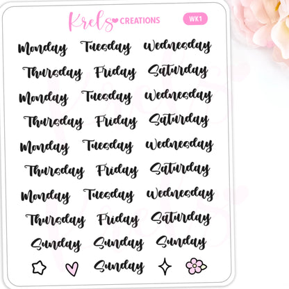 WK1 | Weekday