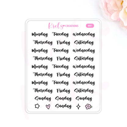 WK1 | Weekday