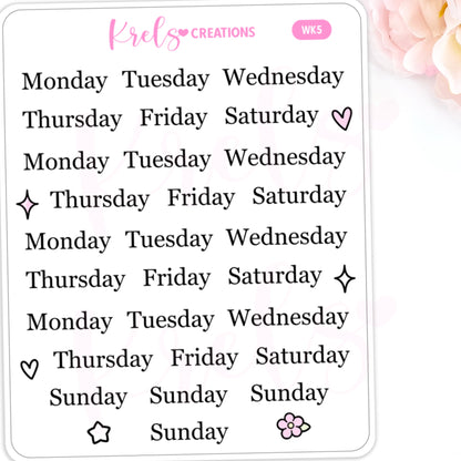 WK5 | Weekday