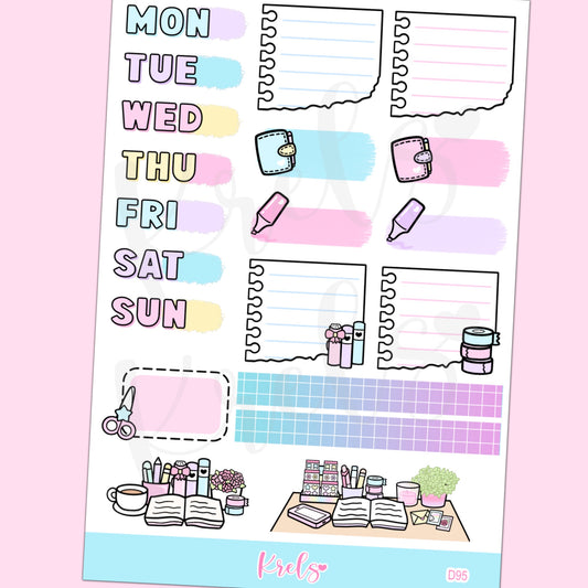 D95 | Planner Journaling sticker