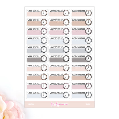 BA06 | Work Schedule