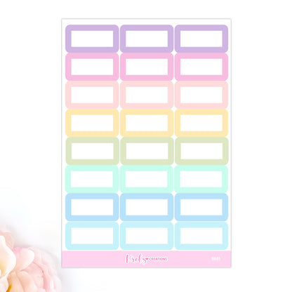 BA01 | Half boxes