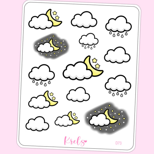 Gloomy deco sticker | D73