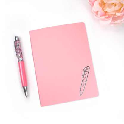 B6 Grid Notebook | PINK