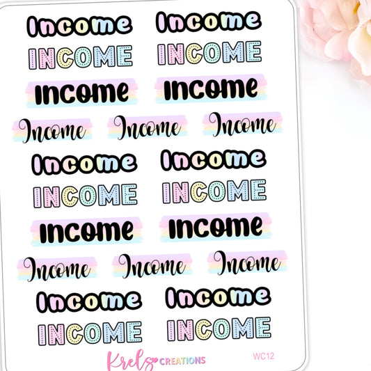 WC12 | Income