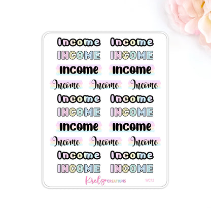 WC12 | Income