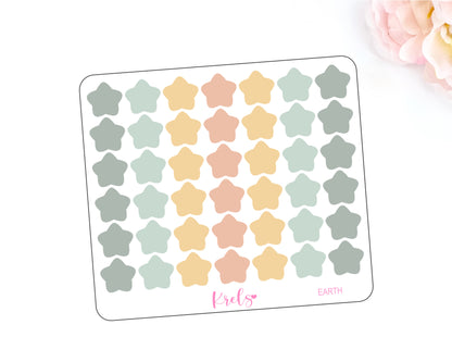 EARTH | Medium Star | Transparent