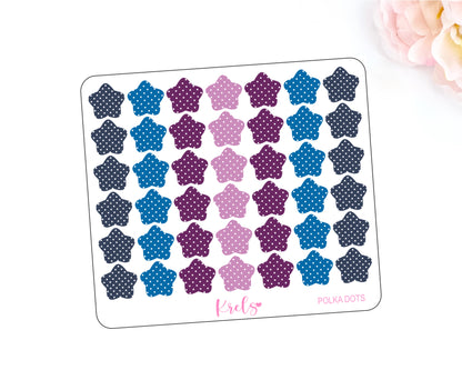POLKA DOTS | Medium Star | Transparent