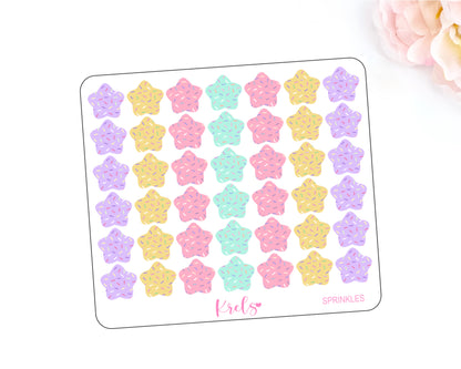 SPRINKLES | Medium Star | Transparent