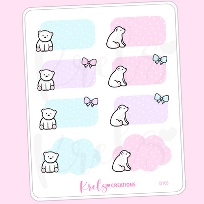 D108 | Bear half boxes