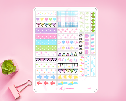 Mini doodles washi strip | D37