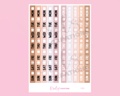 HO12| FALL | Date cover for Hobonichi Week
