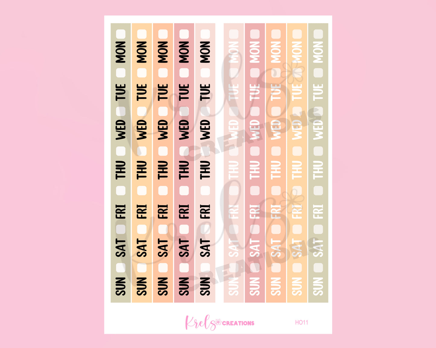 HO11| PUMPKIN | Date cover for Hobonichi Week