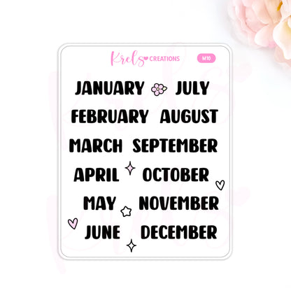 M10 | Month scripts