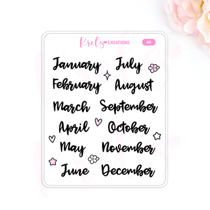 M9 | Month scripts