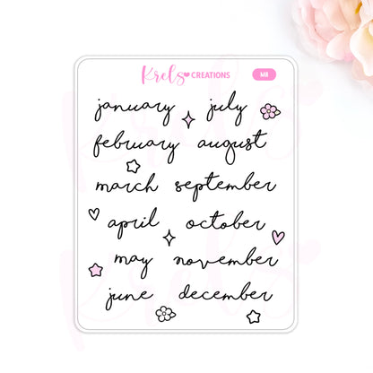 M8 | Month scripts