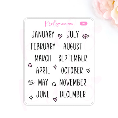 M7 | Month scripts