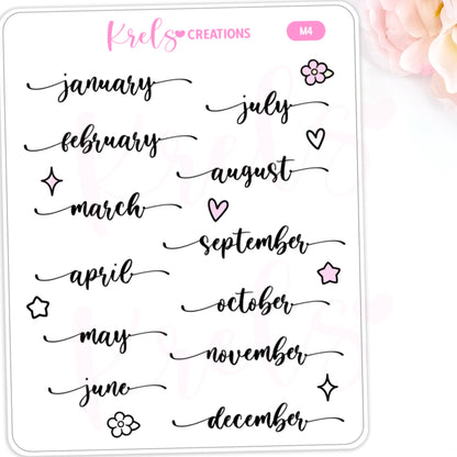 M4 | Month scripts