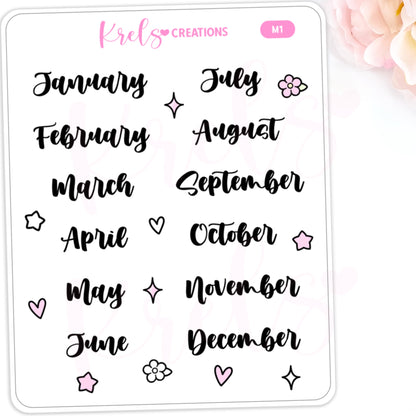 M1 | Month scripts